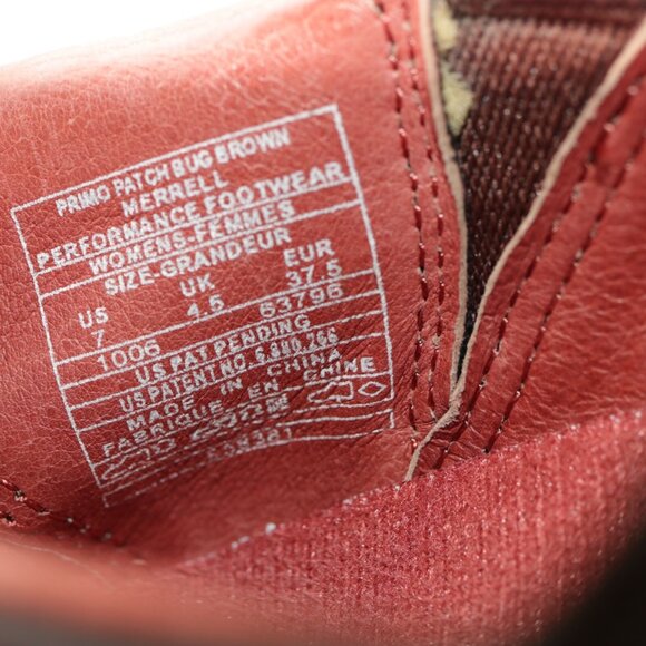 Merrell Womens Primo Patch Slip On Shoes Size 7 Brown Leather Work Clogs Comfy - Picture 10 of 11